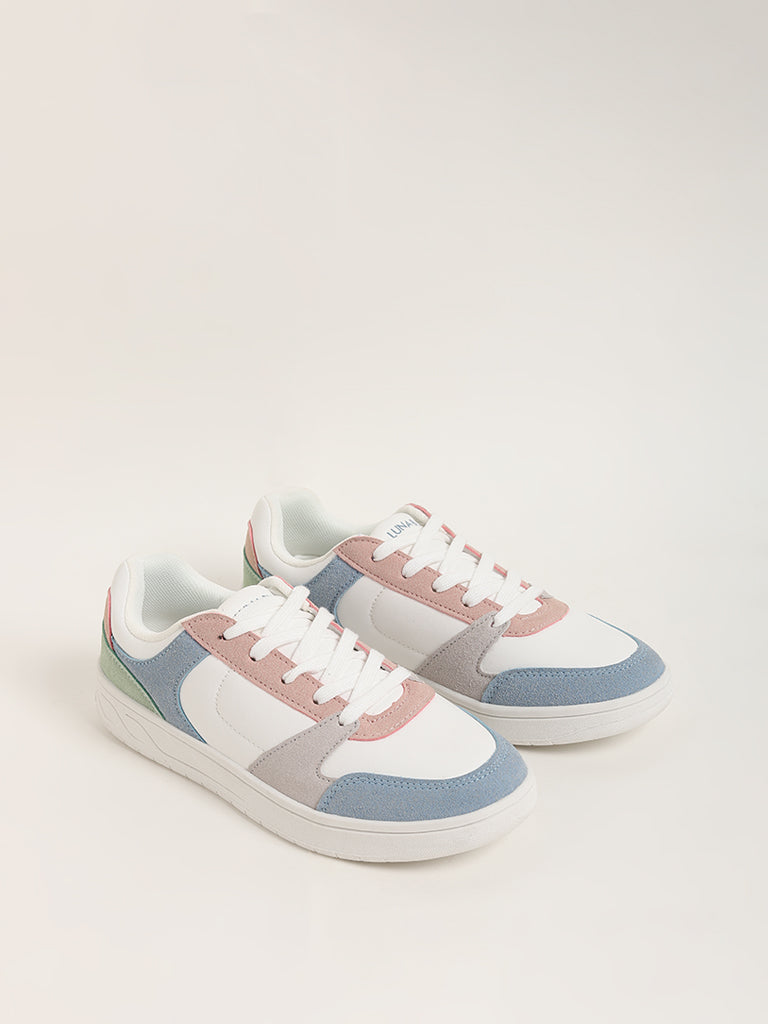 LUNA BLU Multicolor Colorblock Sneakers