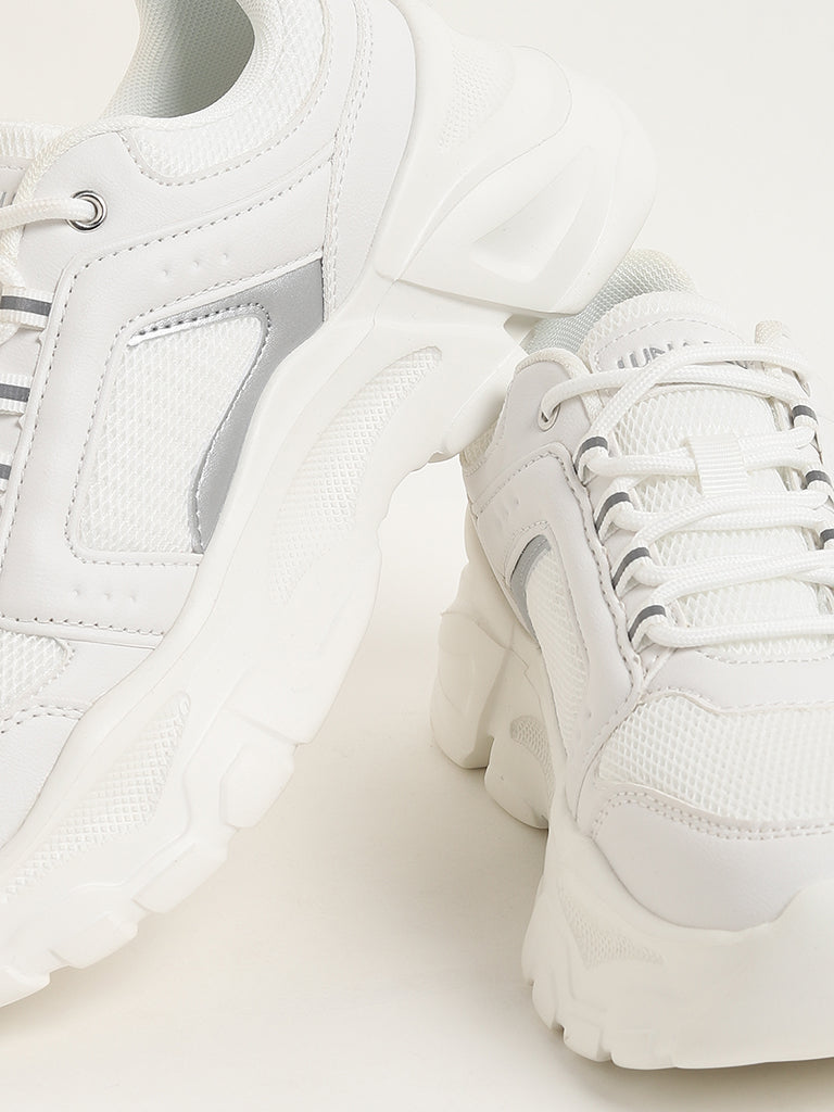 LUNA BLU White Chunky Sneakers