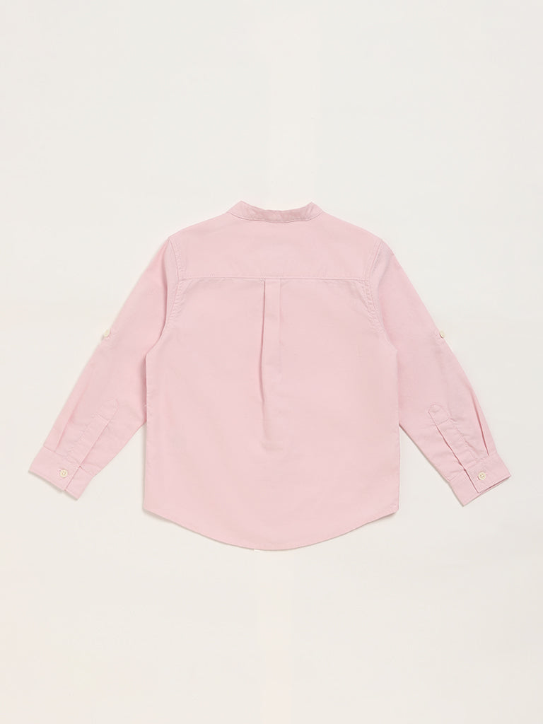 HOP Kids Plain Blush Pink Shirt