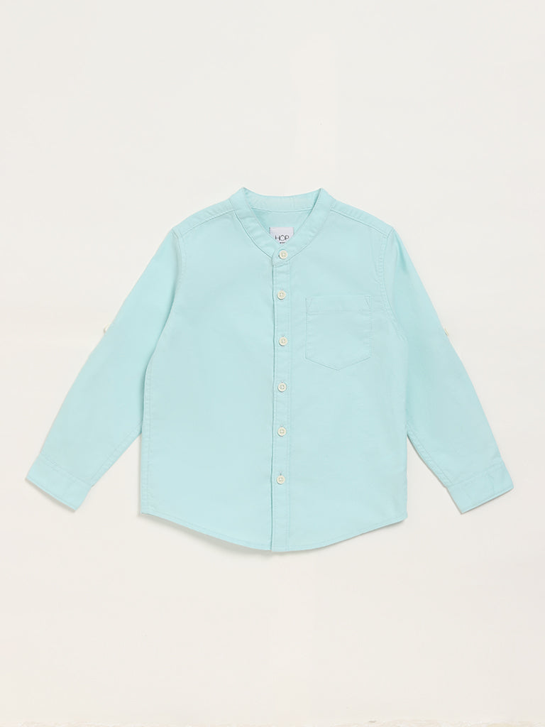 HOP Kids Solid Mint Shirt