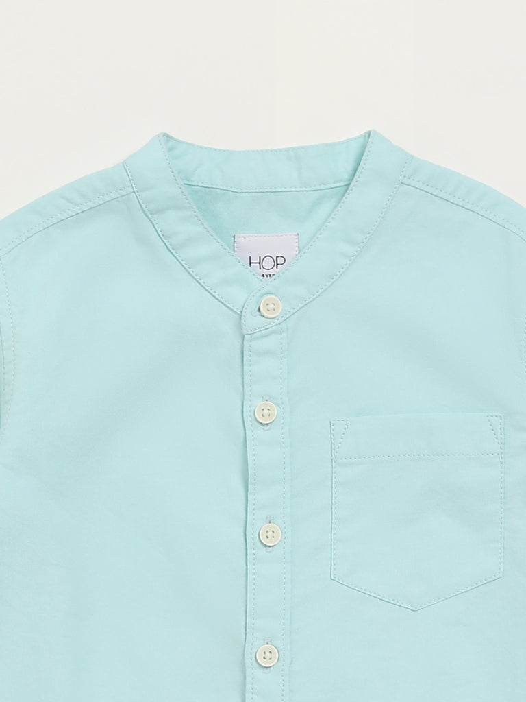 HOP Kids Solid Mint Shirt