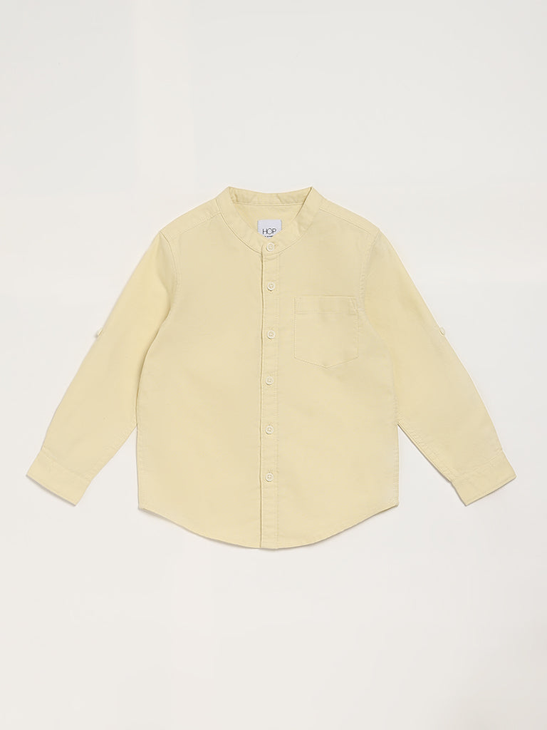 HOP Kids Solid Yellow Shirt