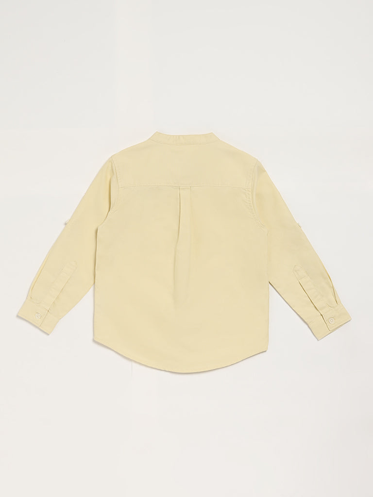 HOP Kids Solid Yellow Shirt