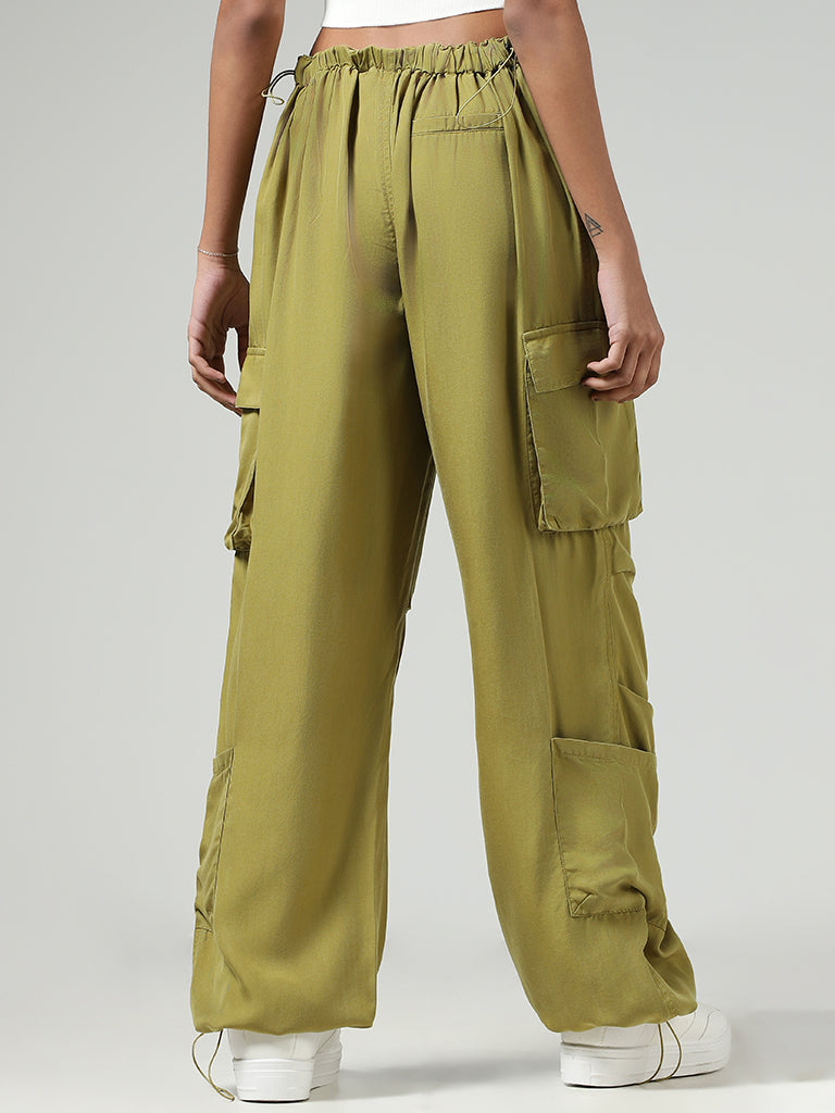 Nuon Lime Green Cargo Joggers