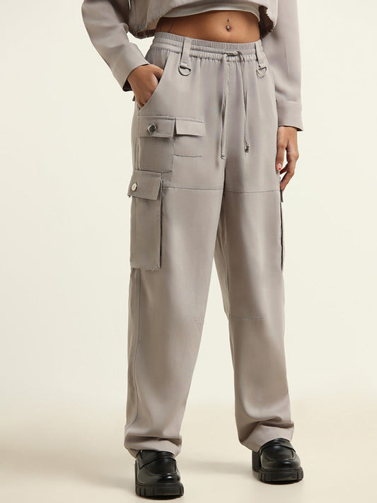 Nuon Grey Cargo Joggers