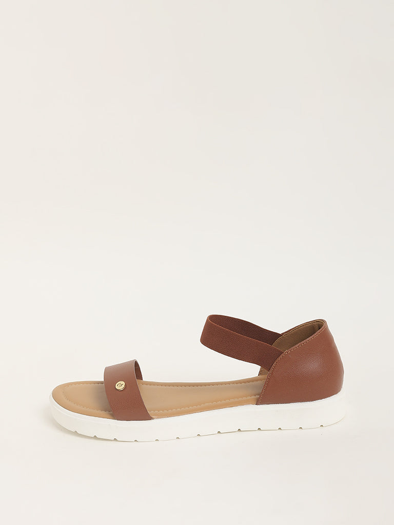 LUNA BLU Brown Strappy Sandals