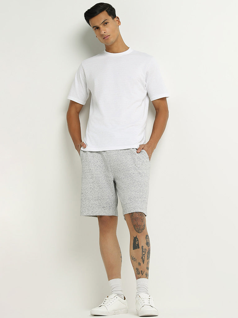 WES Lounge Grey Relaxed Fit Shorts