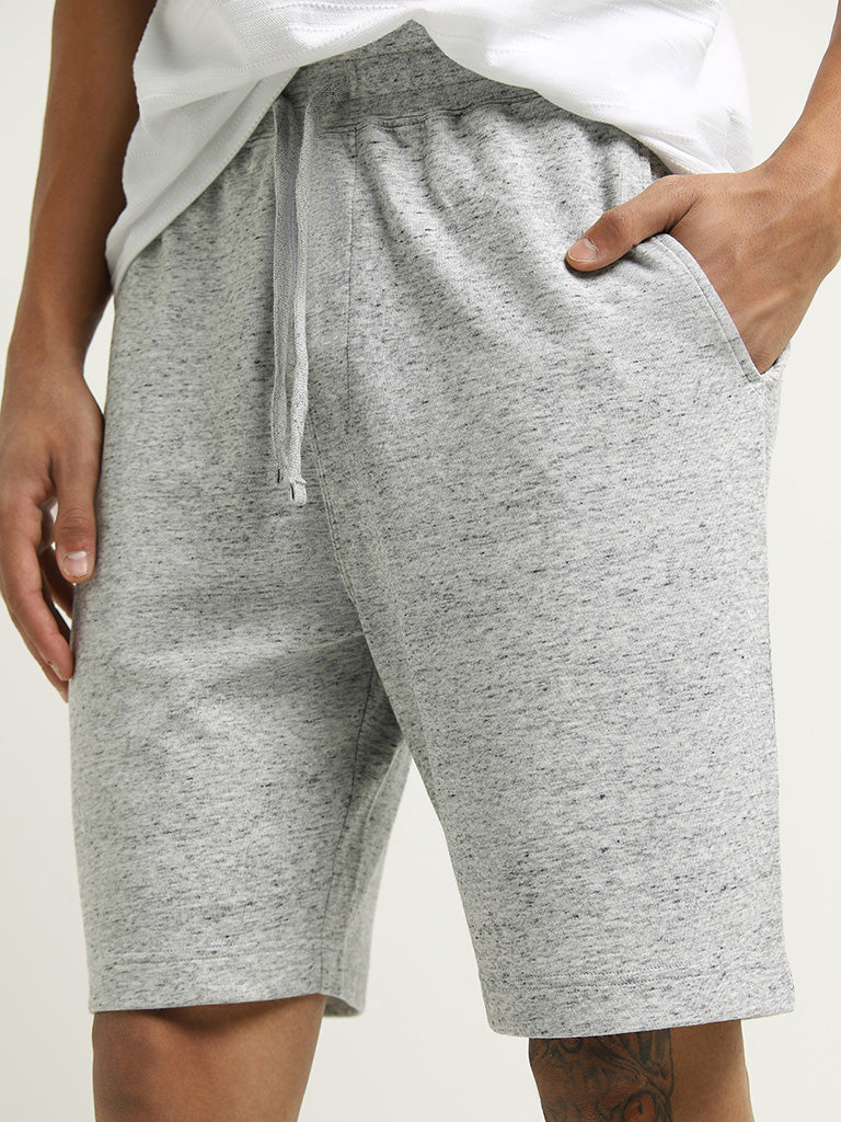 WES Lounge Grey Relaxed Fit Shorts