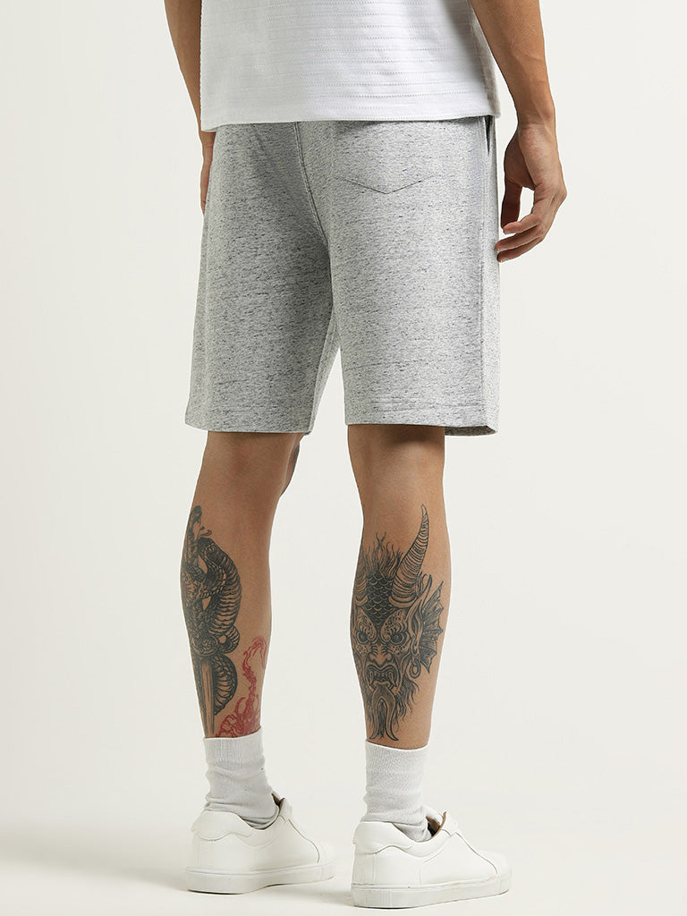 WES Lounge Grey Relaxed Fit Shorts