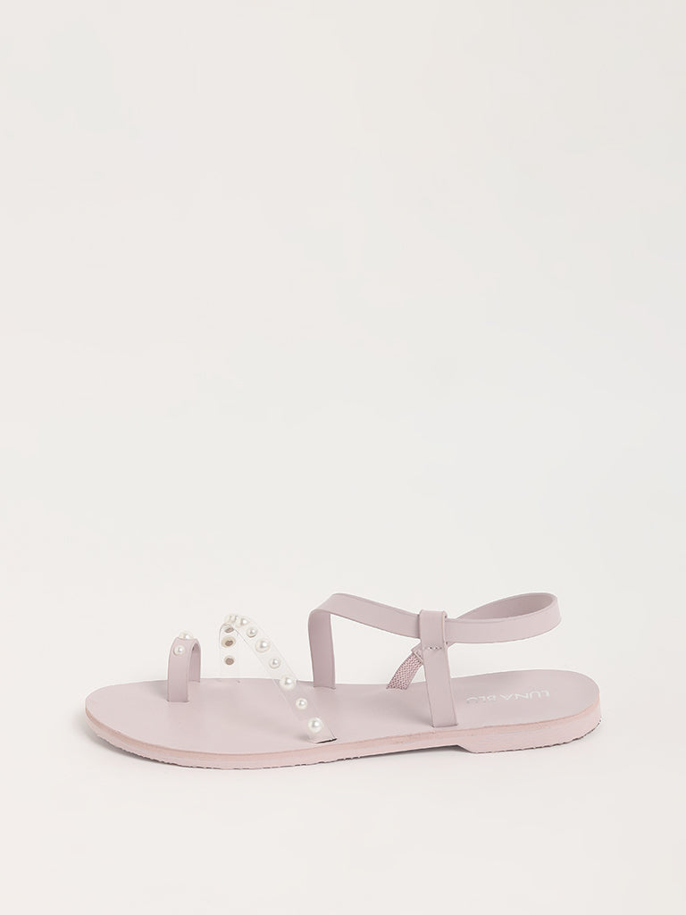 LUNA BLU Lavender Pearl Sandals