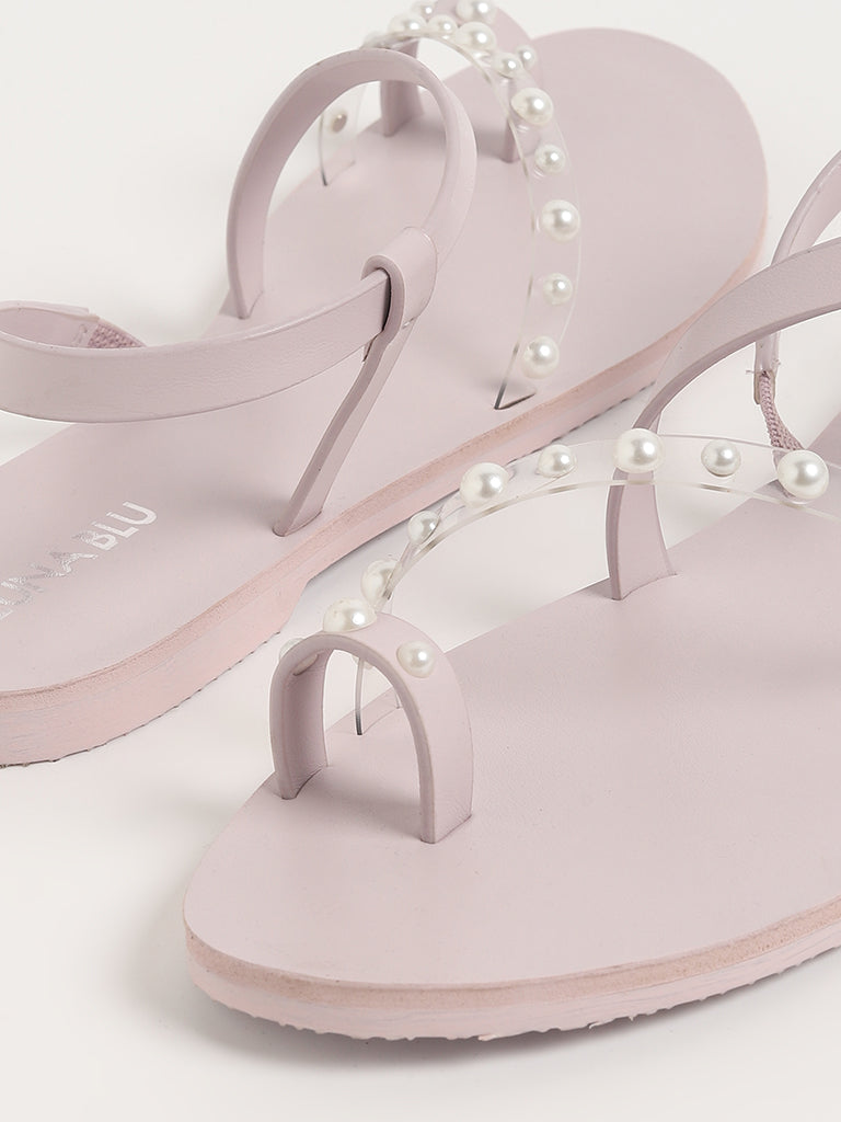 LUNA BLU Lavender Pearl Sandals