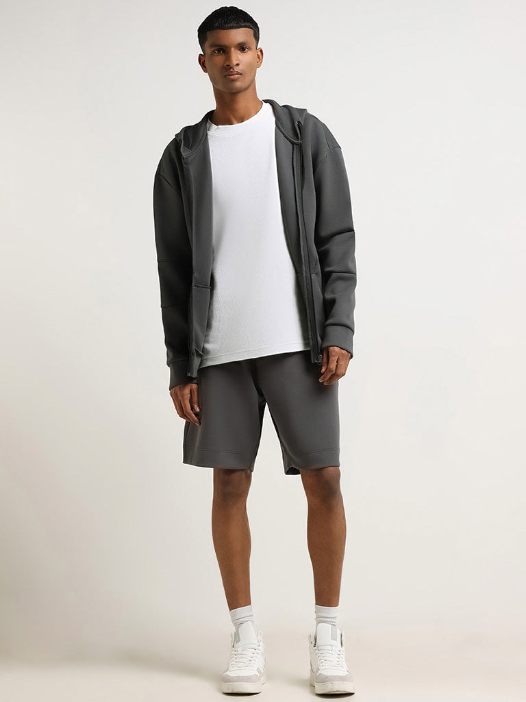 Studiofit Dark Grey Relaxed Fit Shorts