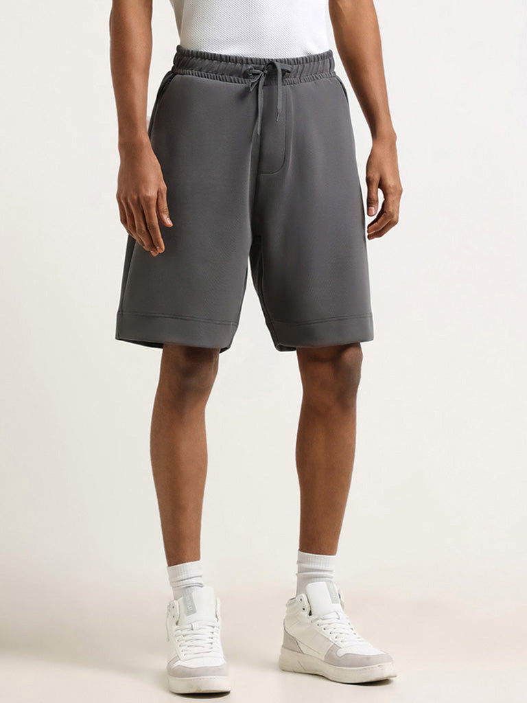 Studiofit Dark Grey Relaxed Fit Shorts