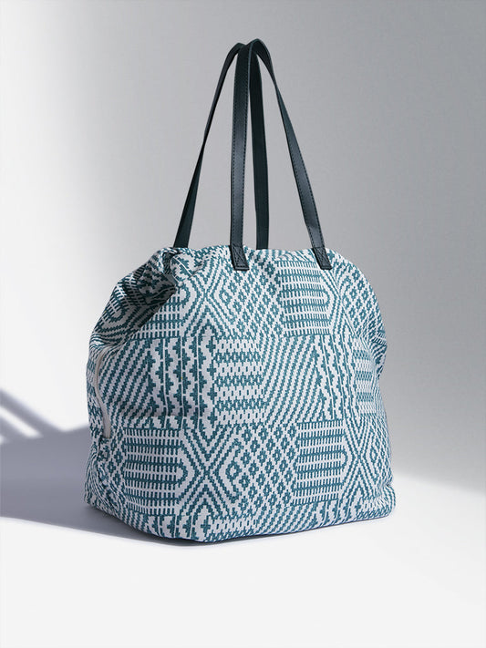 LOV Aqua Printed Shoulder Bag