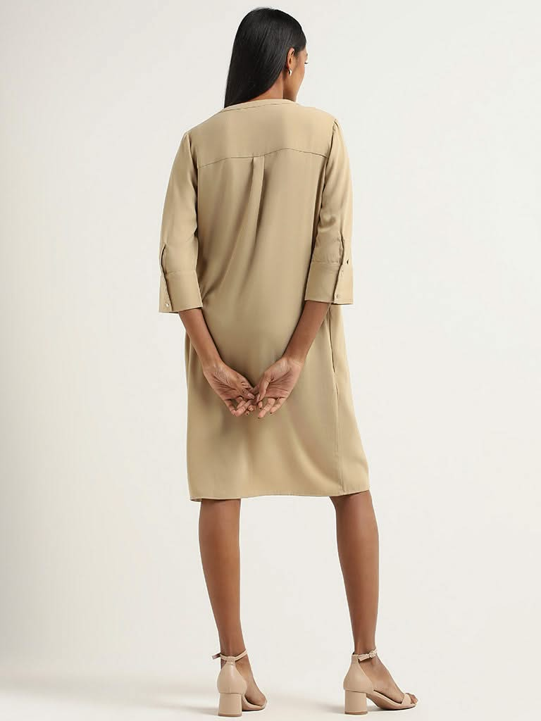 Wardrobe Beige Dress