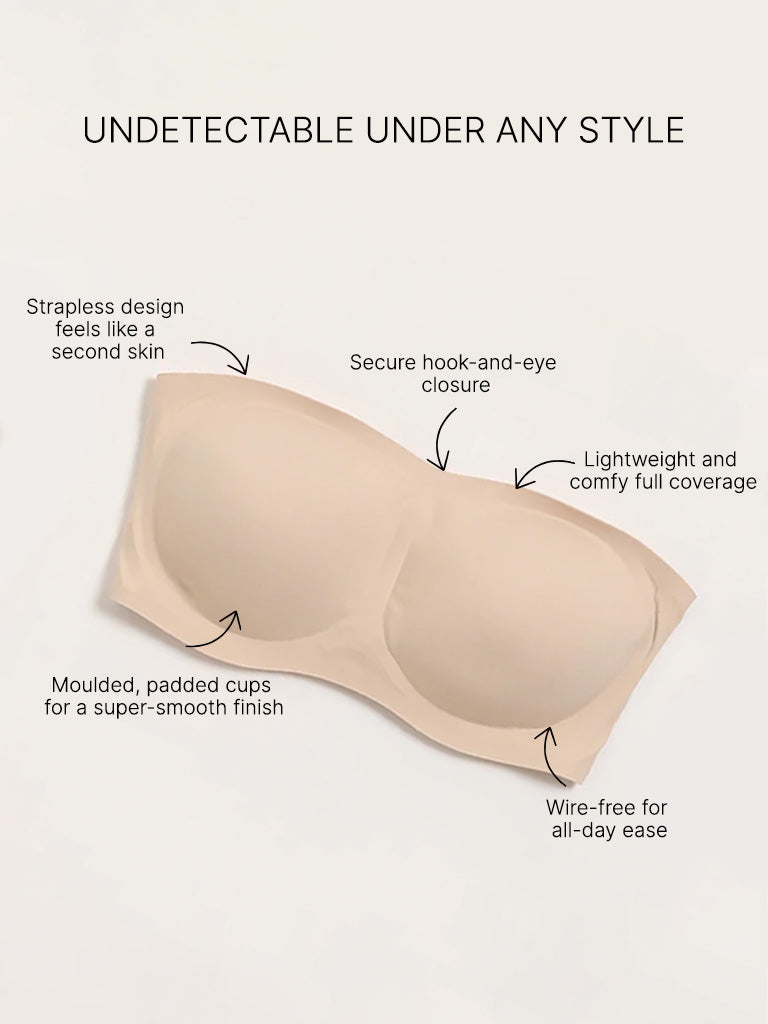 Wunderlove Nude Strapless Invisible Bra