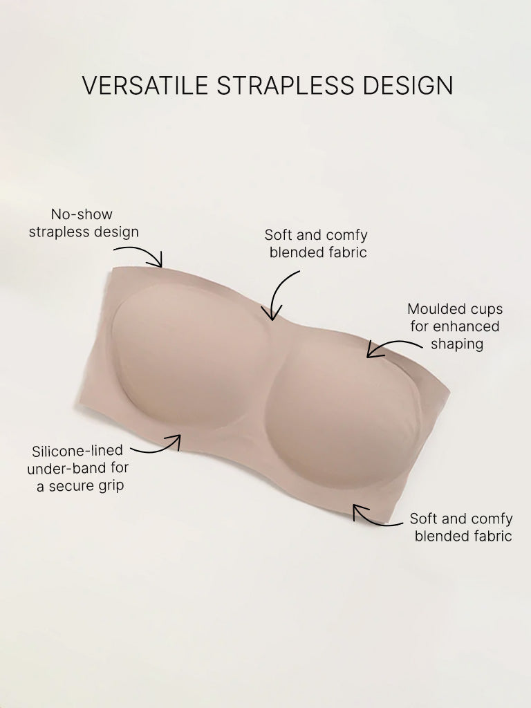 Wunderlove Nude Strapless Invisible Bra