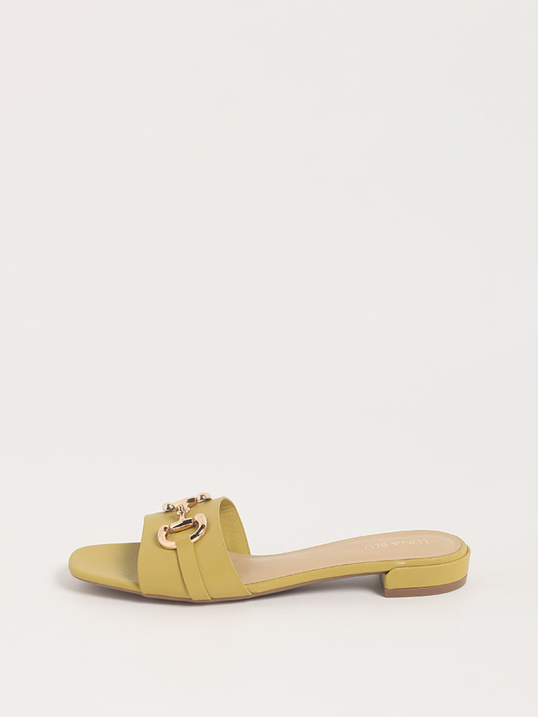 LUNA BLU Lime Sandals