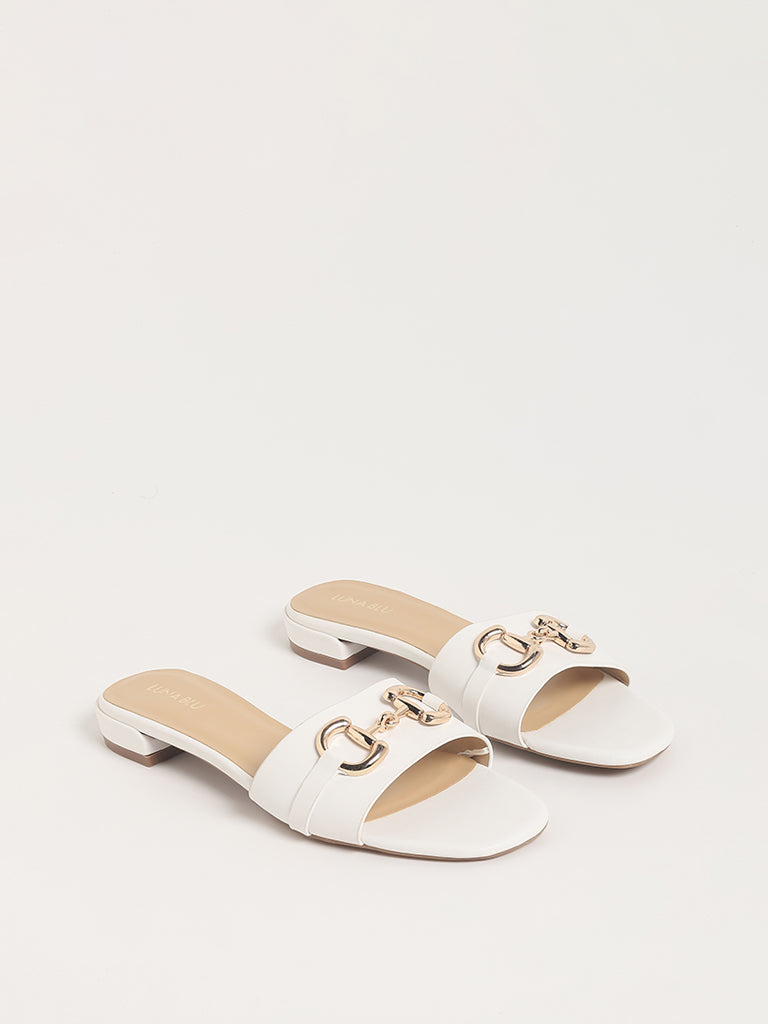 LUNA BLU White Sandals