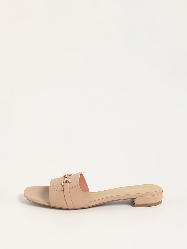 LUNA BLU Blush Pink Sandals