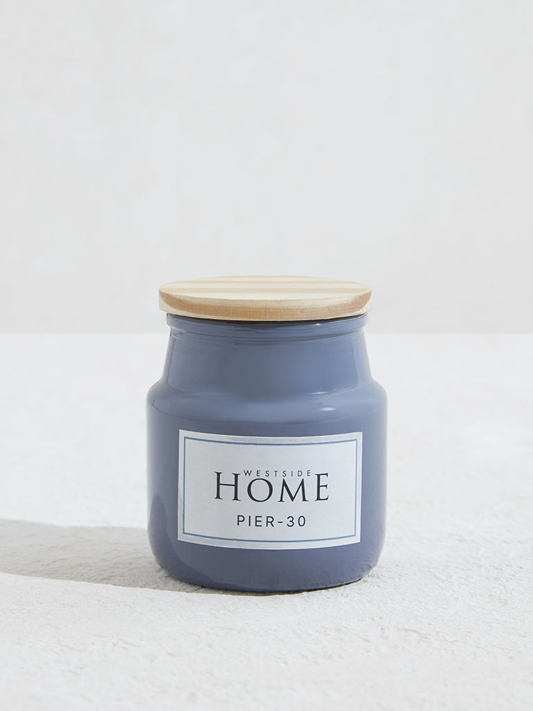 Westside Home Blue Scented Jar Candle