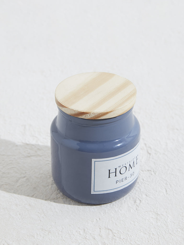 Westside Home Blue Scented Jar Candle