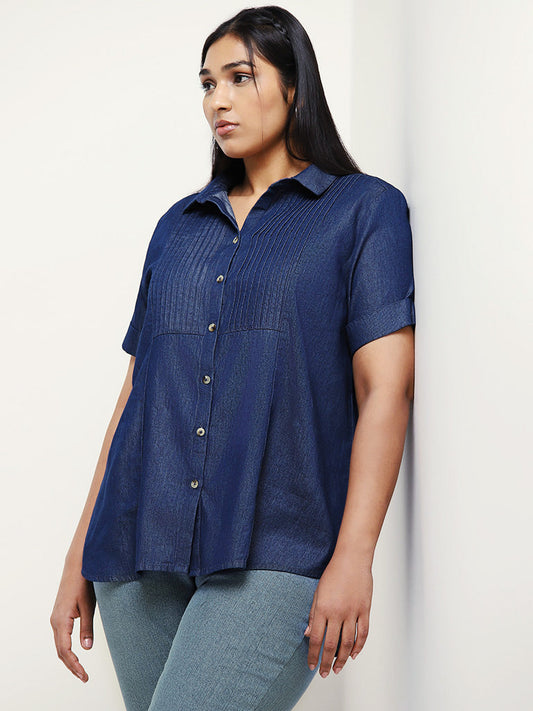 Gia Blue Denim Shirt