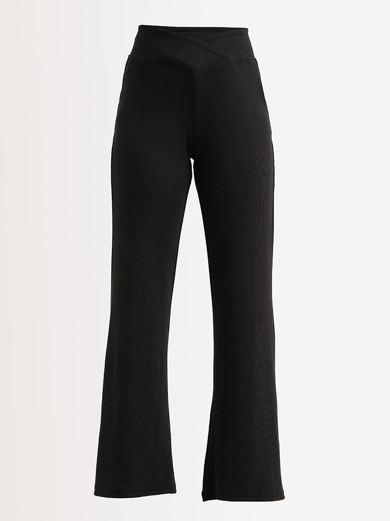 Superstar Black Flared Pants