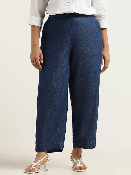 Gia Blue Denim Trousers