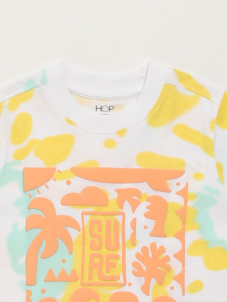 HOP Kids Sunny Multicolor Surf T-Shirt