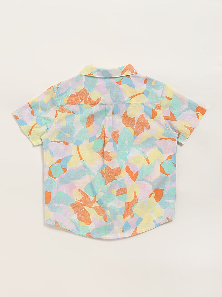 HOP Kids Multicolor Patterned Shirt