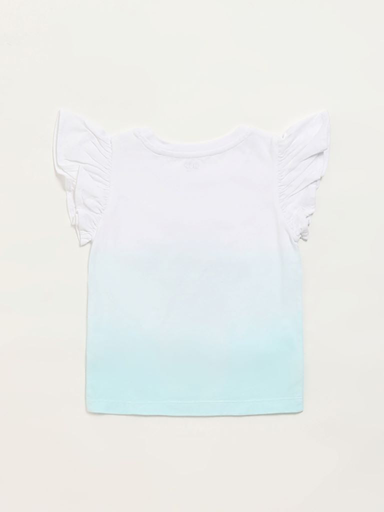 HOP Kids Mint Embellished Top