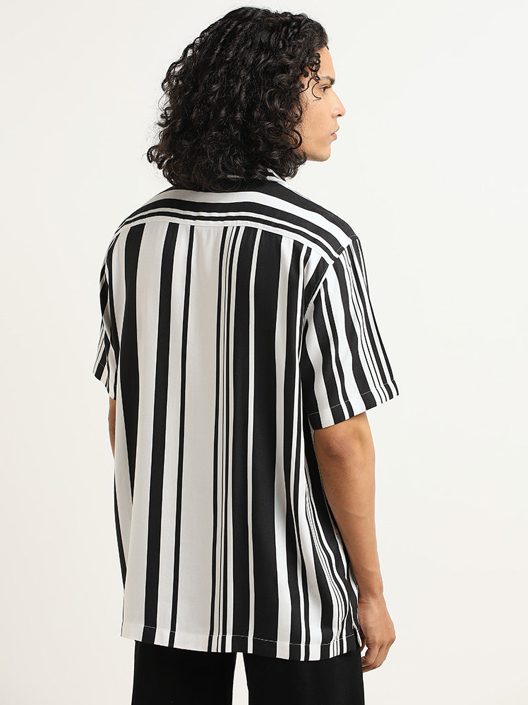 Nuon Black Striped Shirt