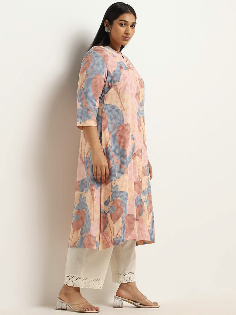 Diza Multicolor Printed Kurta