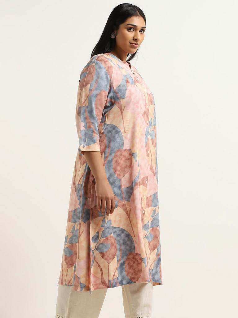 Diza Multicolor Printed Kurta