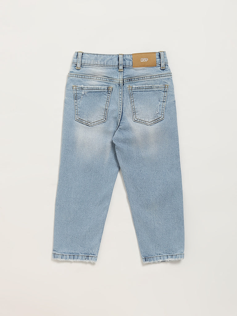 HOP Kids Plain Blue Jeans