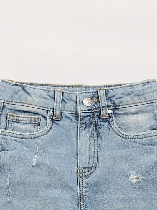 HOP Kids Plain Blue Jeans