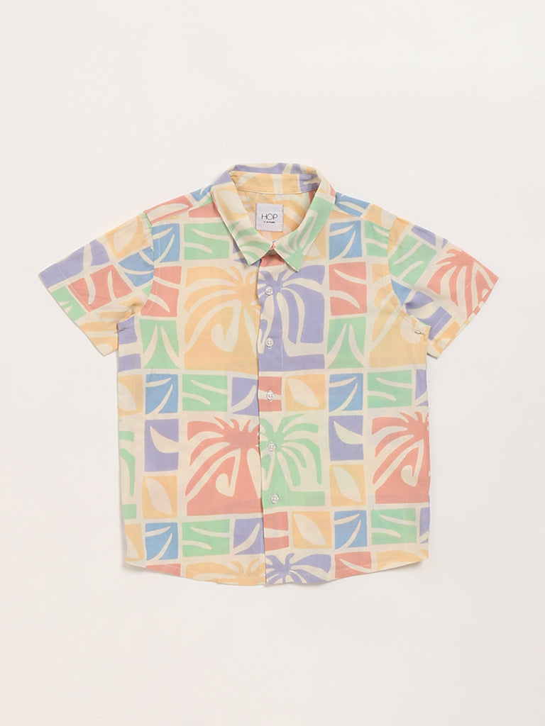 HOP Kids Multicolor Printed Shirt