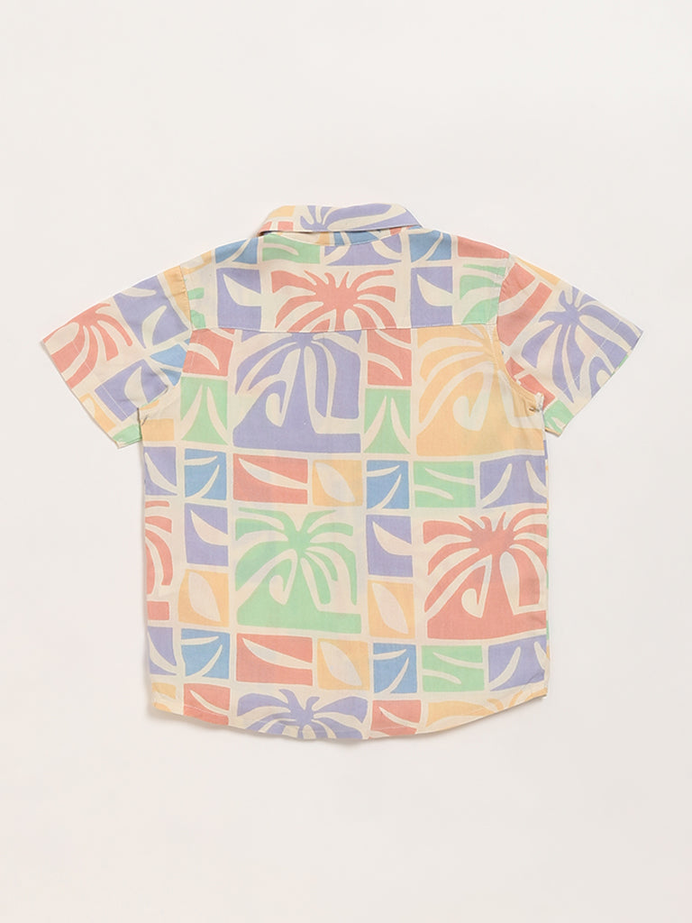 HOP Kids Multicolor Printed Shirt