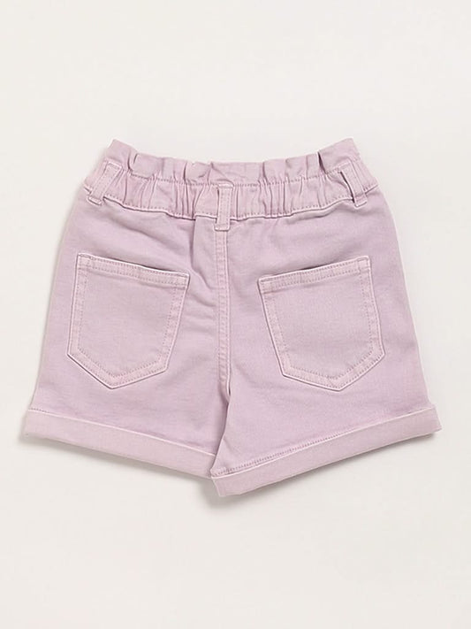 HOP Kids Lilac Denim Shorts