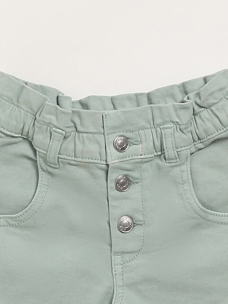 HOP Kids Sage Denim Shorts