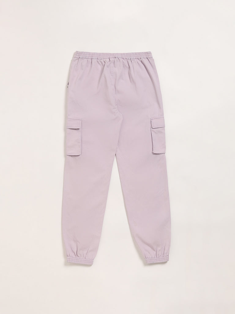 Y&F Kids Lilac Cargo Joggers