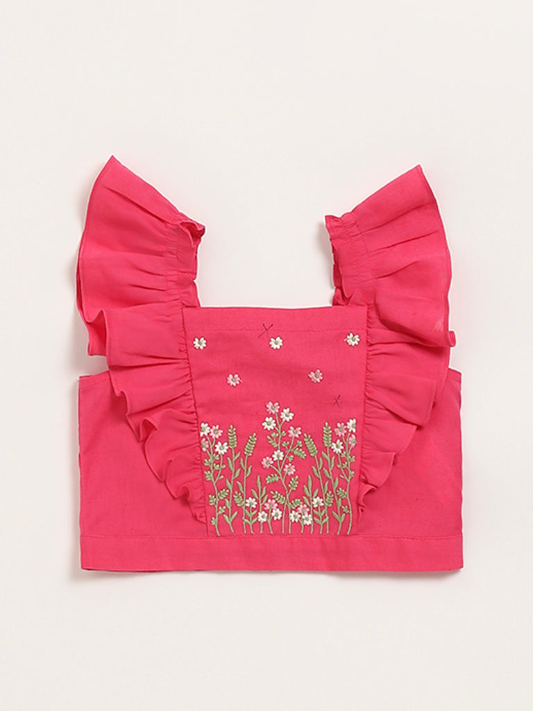 Utsa Kids Pink Blouse (2 - 8yrs)