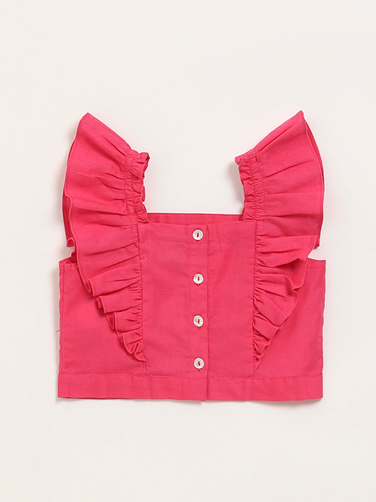 Utsa Kids Pink Blouse (2 - 8yrs)