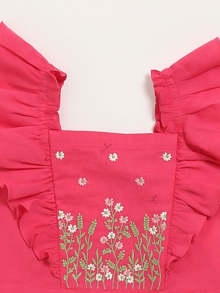 Utsa Kids Pink Blouse (2 - 8yrs)