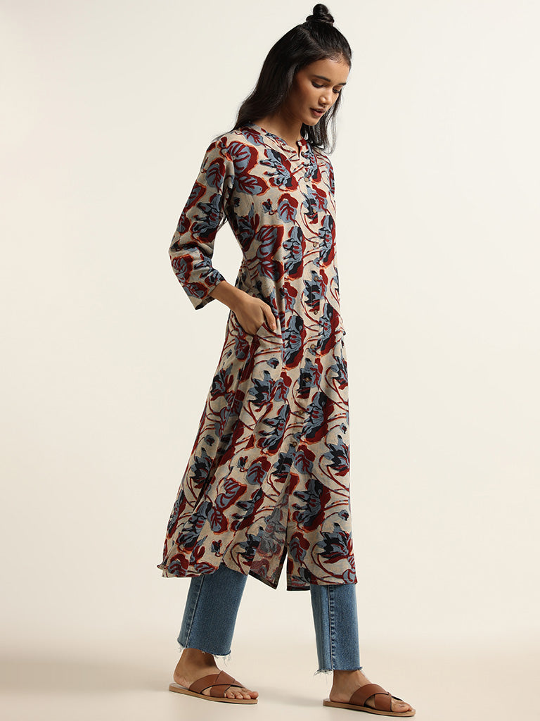 Utsa Multicolor Printed Kurta