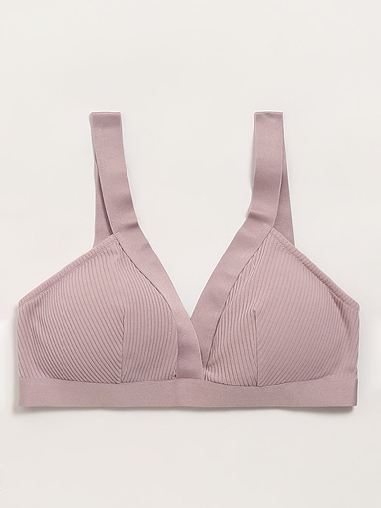 Superstar Pink Plunge Bra