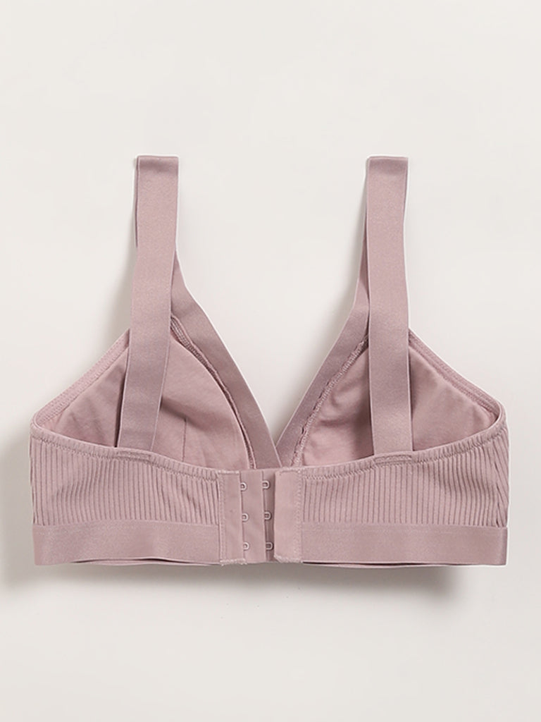 Superstar Pink Plunge Bra