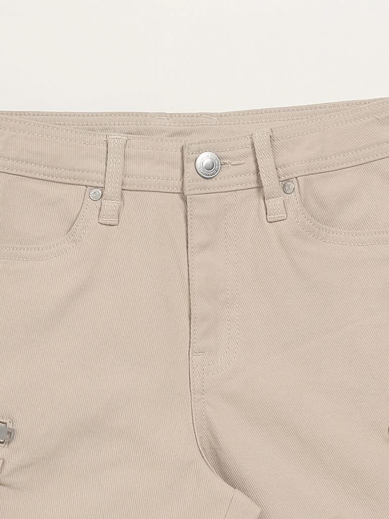 Y&F Kids Light Beige Cargo Shorts