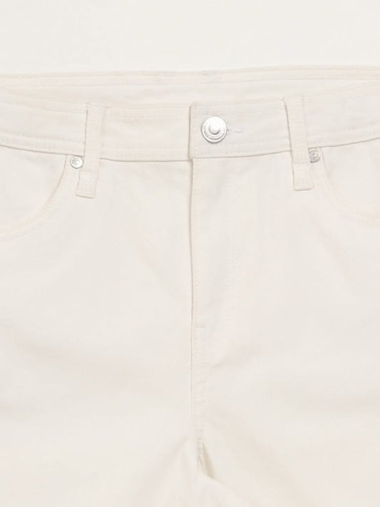 Y&F Kids Off-White Cargo Shorts